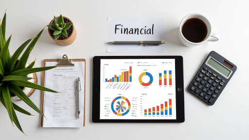 金融理财知识文章封面，包含投资、储蓄、理财规划等金融元素，专业背景